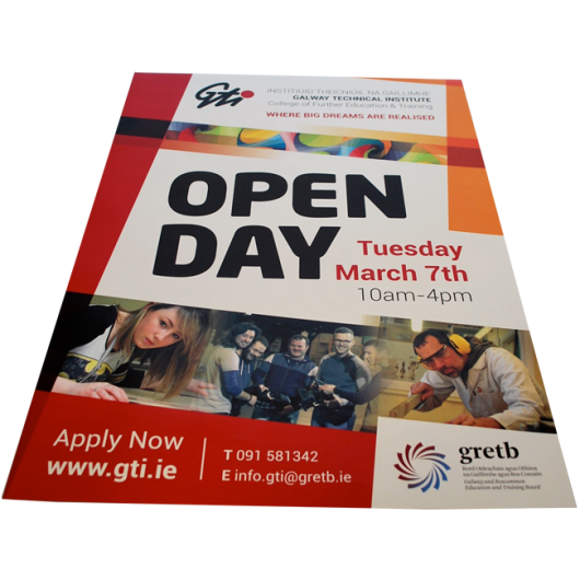 Galway Technical Institute Open Day Poster